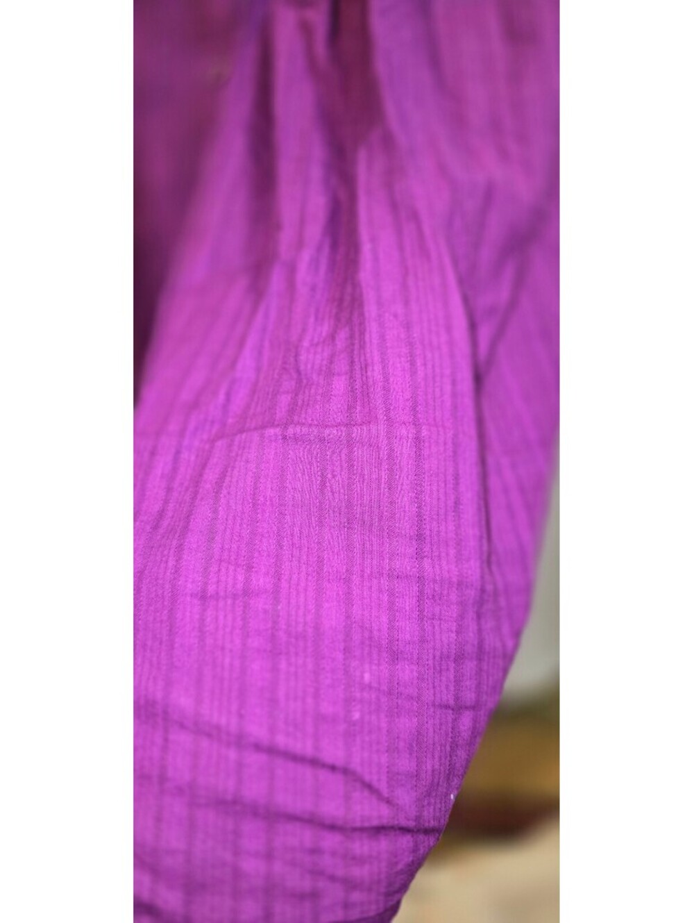 Vintage 100% Cotton Just My Size Magenta pintuck tunic blouse sz 26-28 - Picture 3 of 5